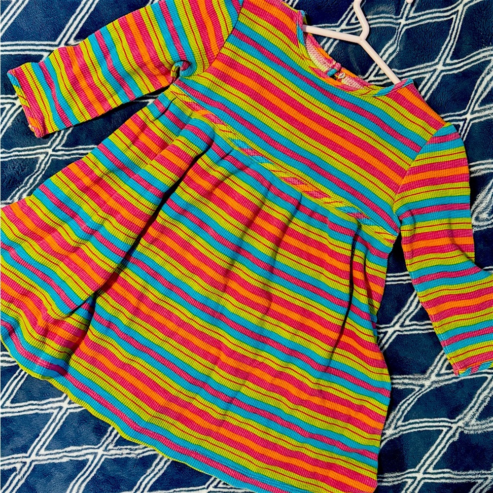 2T girls colorful dress